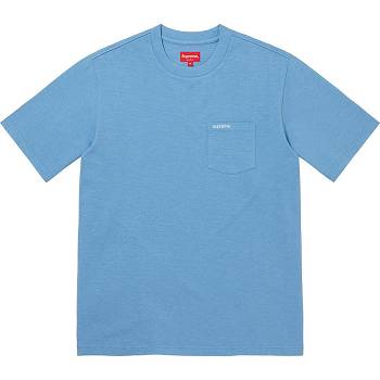 Turquoise Supreme S/S Pocket Tee Sweaters | Supreme 313GL